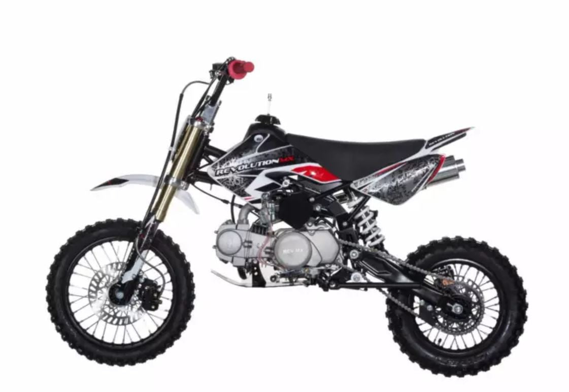 125cc Sports Revolution MX Bike Plastics fenders full Kit CRF 50 shape BLACK