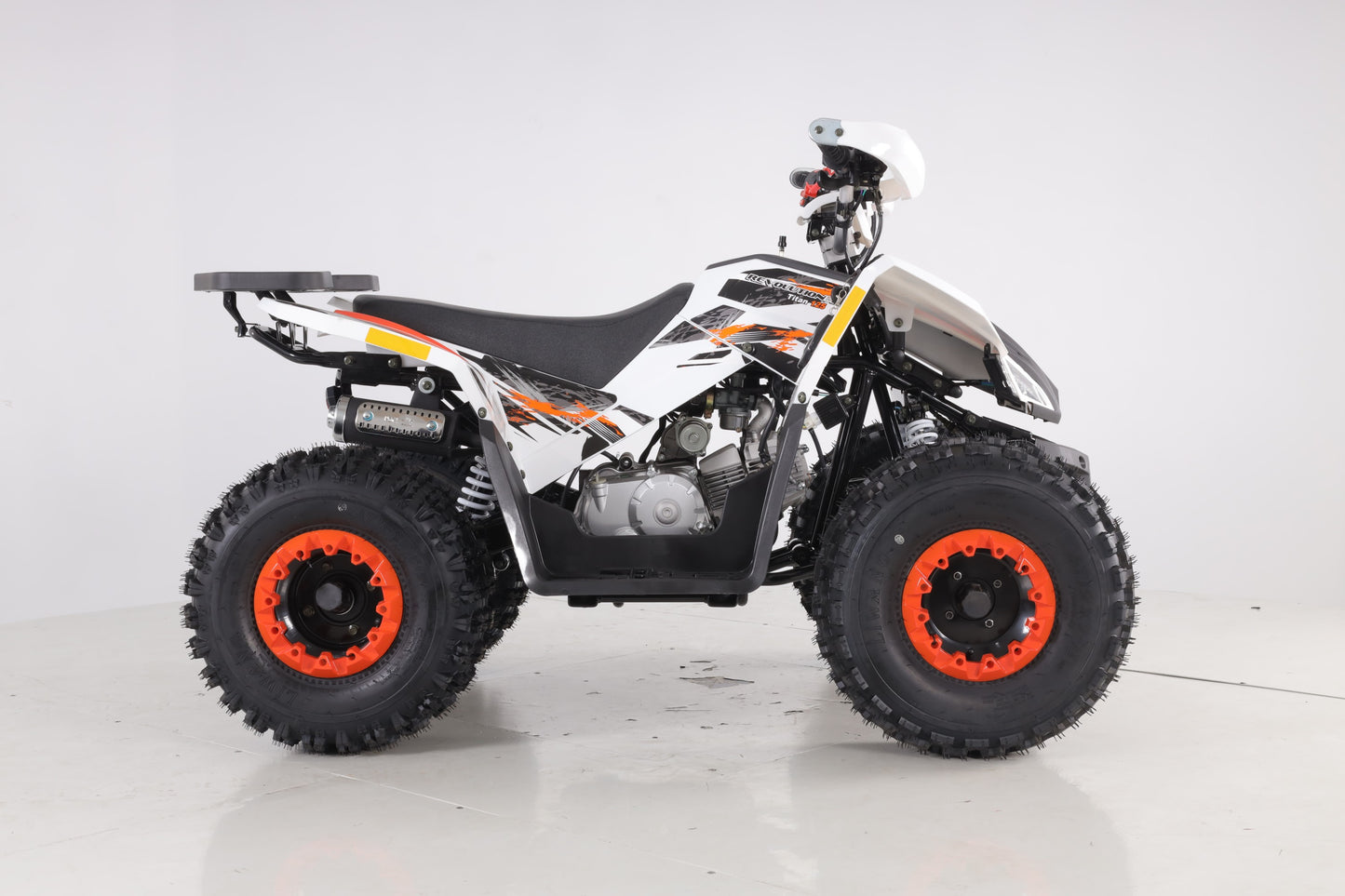 125cc Titan Revolution MX ATV Quad ORANGE