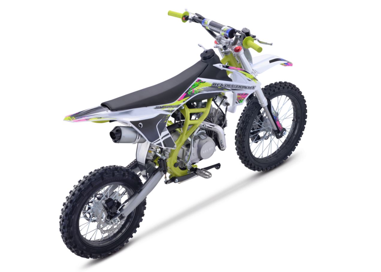 140cc Senior FL Big Wheel Revolution MX bike FLURO
