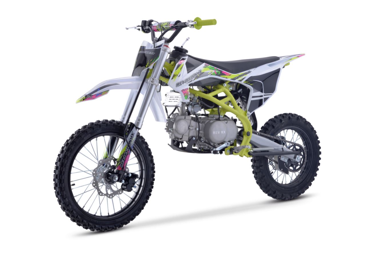 140cc Senior FL Big Wheel Revolution MX bike FLURO