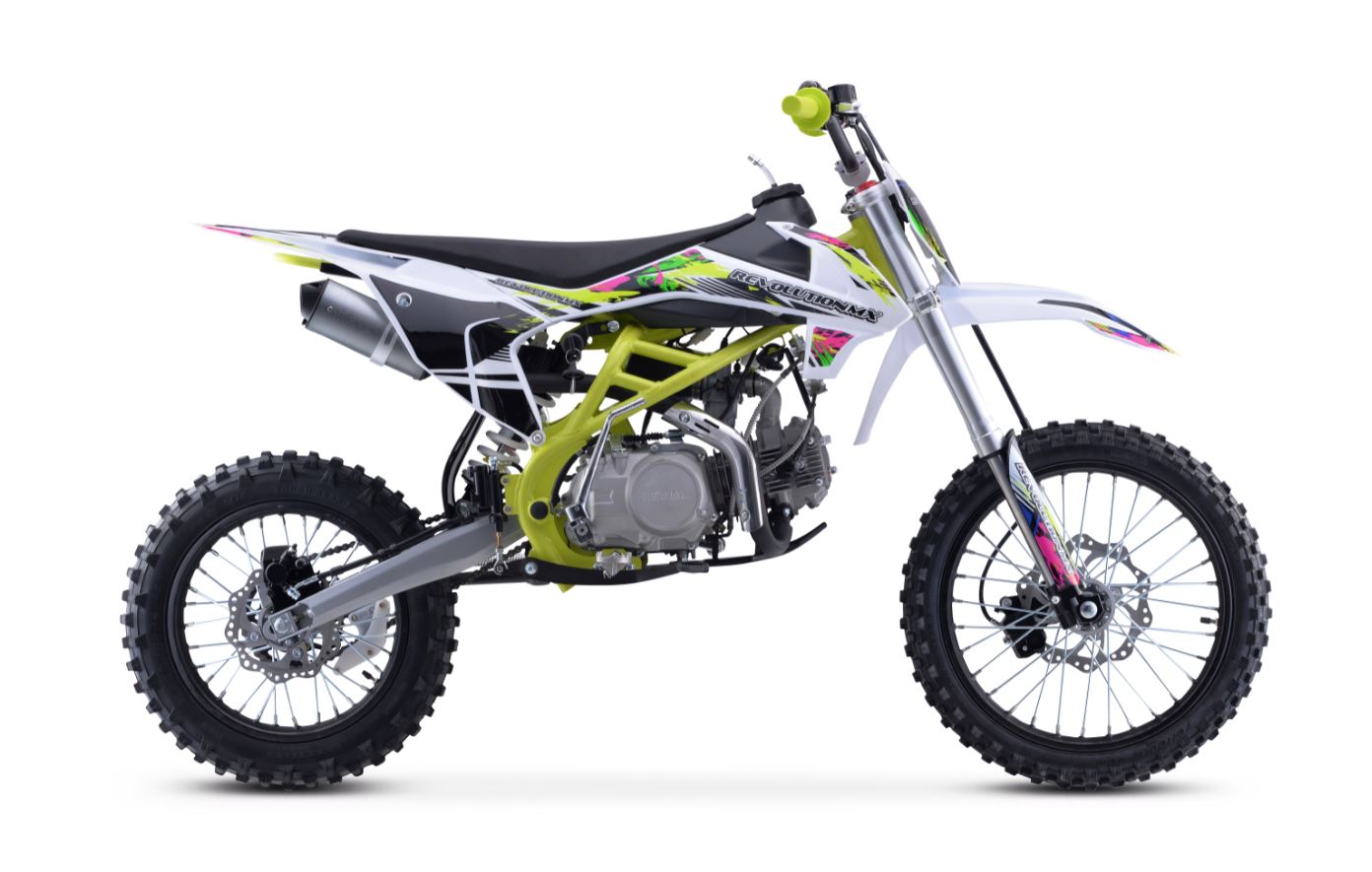 140cc Senior FL Big Wheel Revolution MX bike FLURO