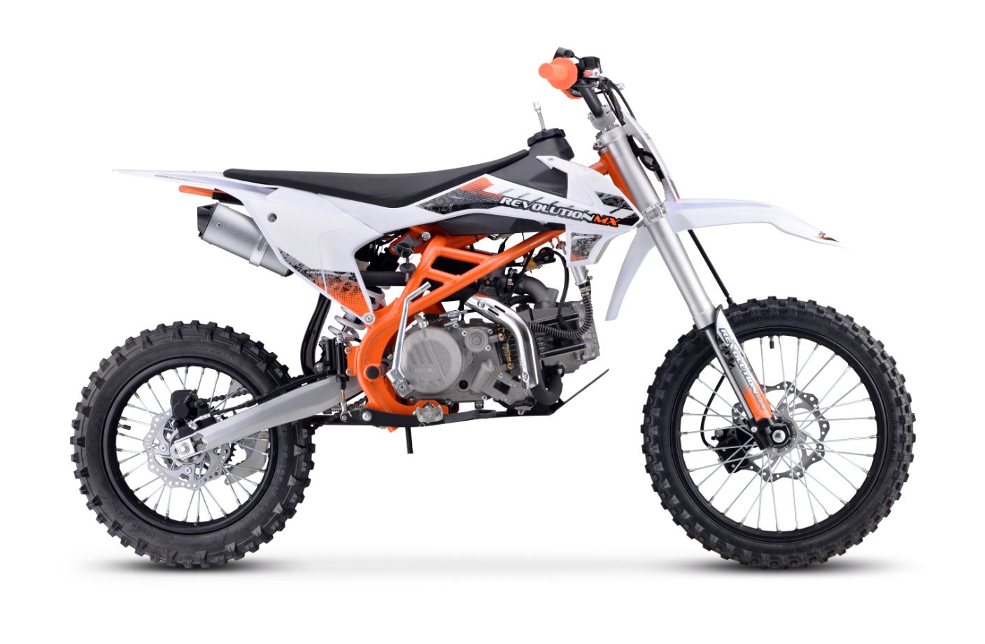 190cc ZHO 5 speed High Performance Race Senior FL Big Wheel Revolution MX bike ORANGE