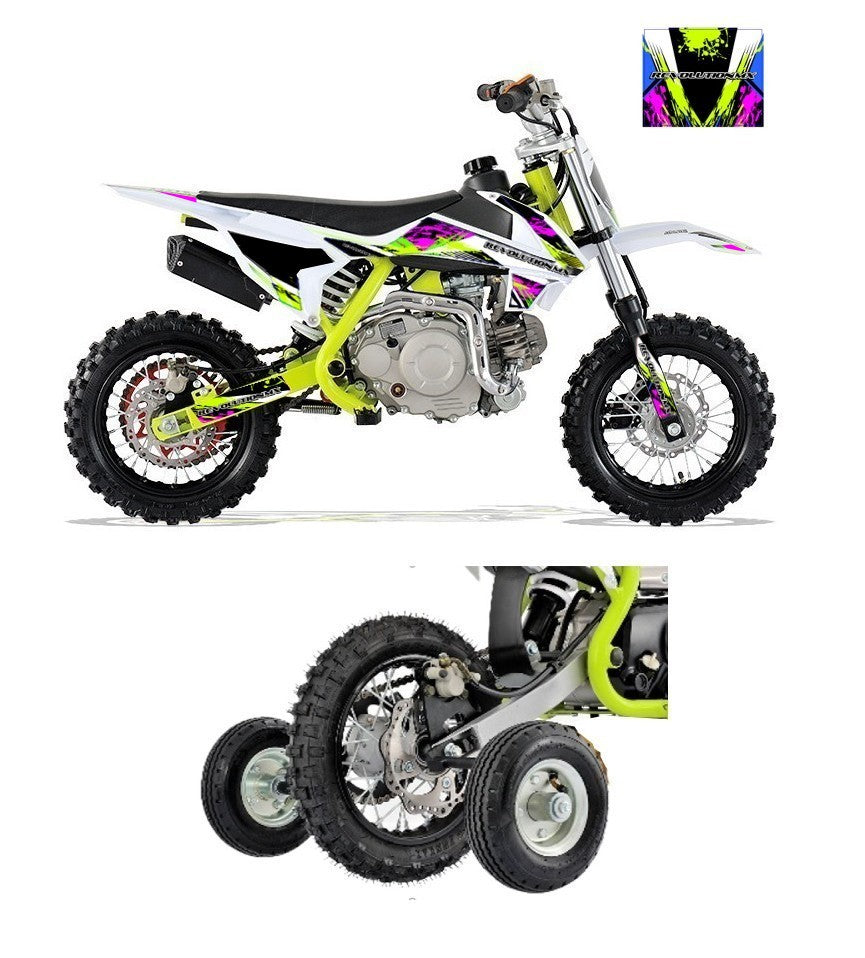 50cc Junior FL Revoluiton MX bike & FREE training wheels KTM ORANGE