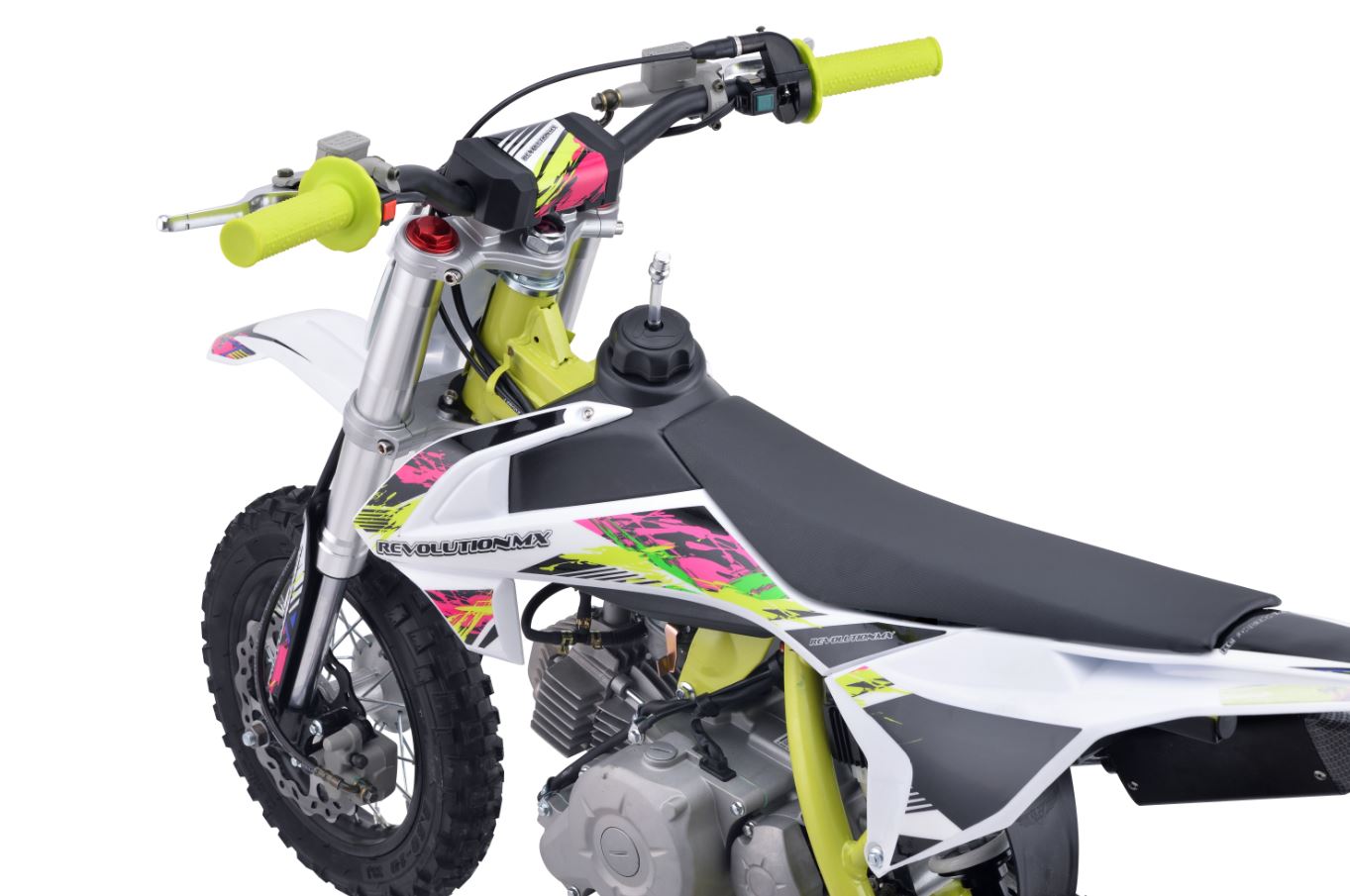 50cc Junior FL Revoluiton MX bike & FREE training wheels FLURO