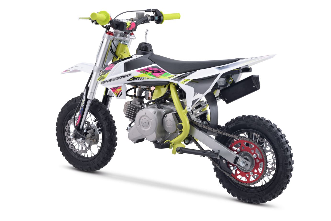 50cc Junior FL Revoluiton MX bike & FREE training wheels FLURO