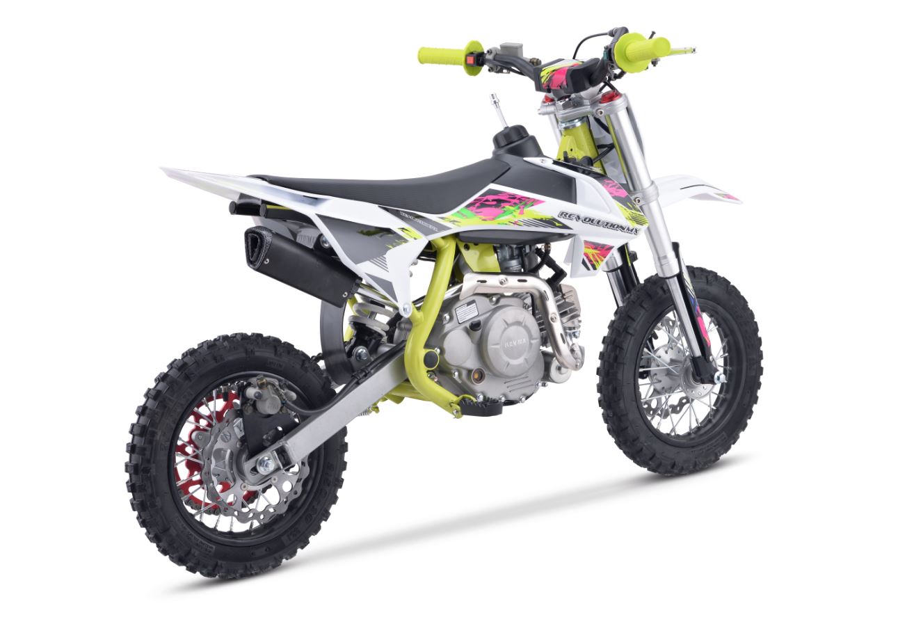 50cc Junior FL Revoluiton MX bike & FREE training wheels FLURO
