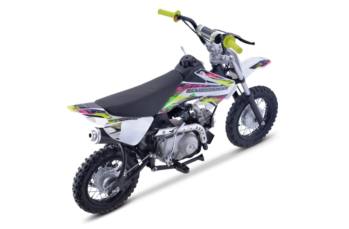 70cc Tiger Mini Revolution Mx bike Fluro