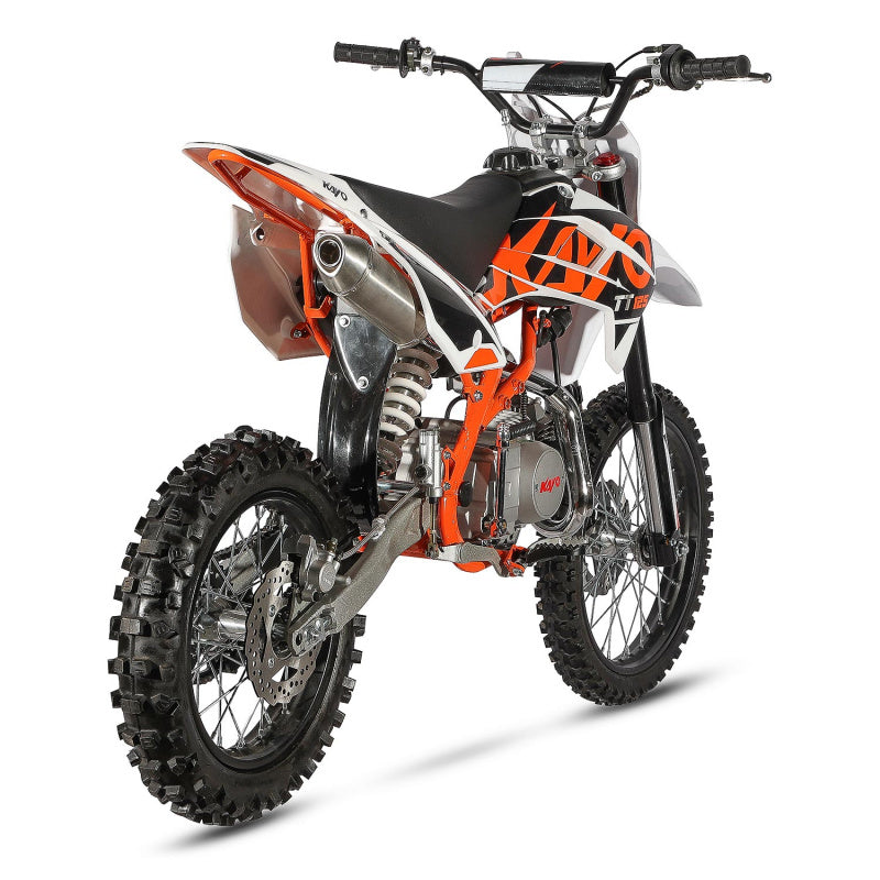 125cc Kayo Big Wheel Dirt Bike Orange