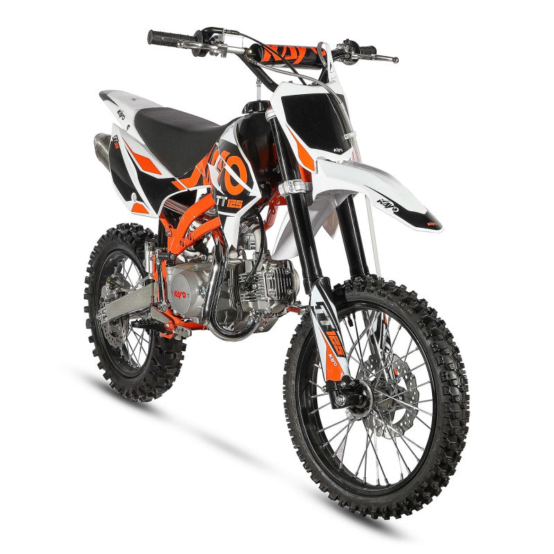 125cc Kayo Big Wheel Dirt Bike Orange