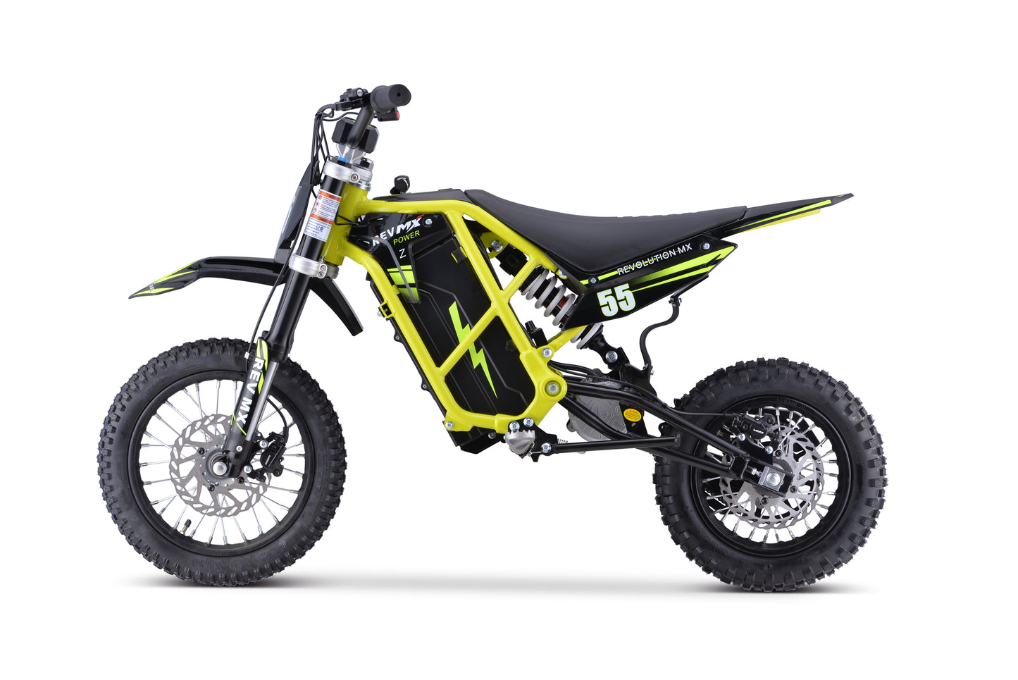 E-SMART ADVENTURE Electric Revolution MX Dirt Bike Hi Vis LITHIUM BATTERY
