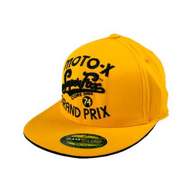 Fox Racing SFMX Black Hat Mens Size L/XL yellow black moto