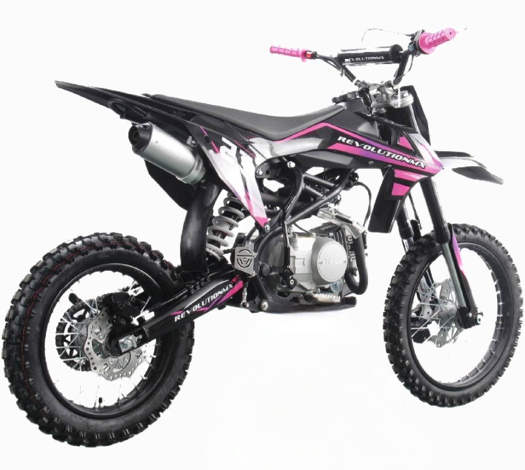 125cc Senior FL Big Wheel Revolution MX bike Limited Edition PINK PURPLE