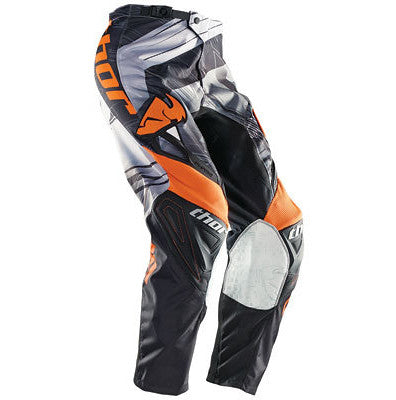 THOR RACING MX BMX pants youth kids boys girls Swipe orange black white Size 28" (12-14) SALE