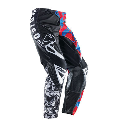 THOR VOLCOM RACING MX BMX pants blue red white black Size 28