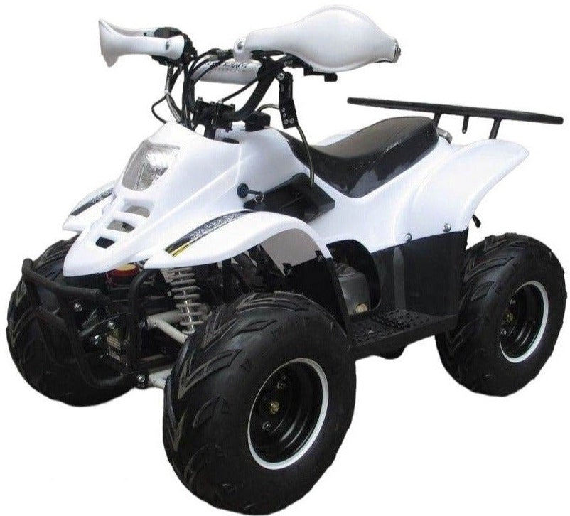 110cc Beast Marshall ATV QUAD White