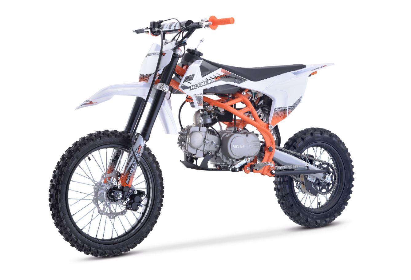 125cc Senior FL Big Wheel Revolution MX bike ORANGE