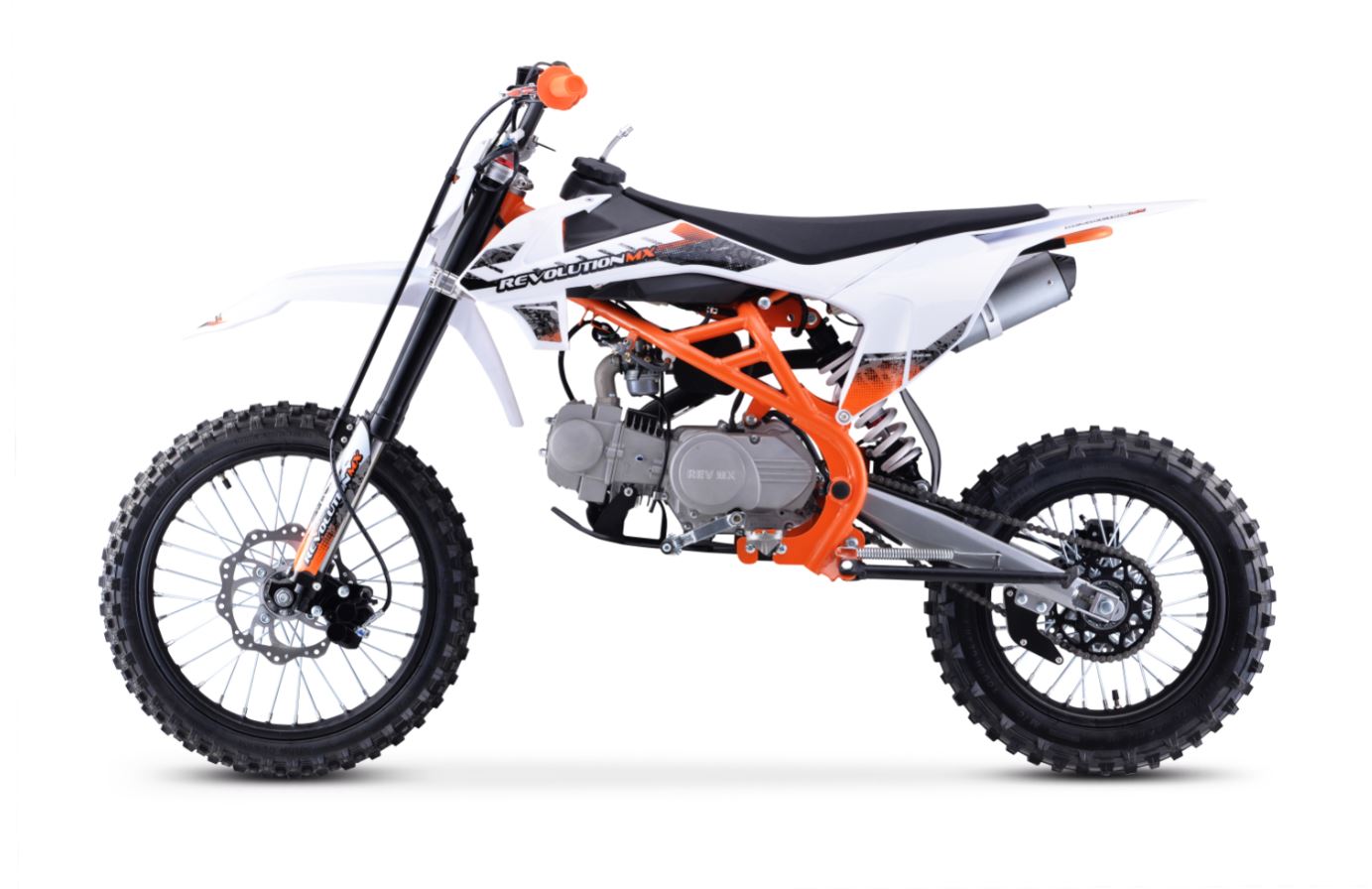 125cc Senior FL Big Wheel Revolution MX bike ORANGE