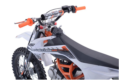 125cc Senior FL Big Wheel Revolution MX bike ORANGE Semi Automatic