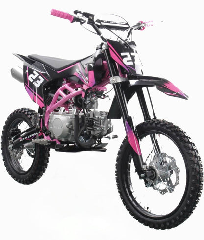 125cc Senior FL Big Wheel Revolution MX bike Limited Edition PINK PURPLE Semi Automatic