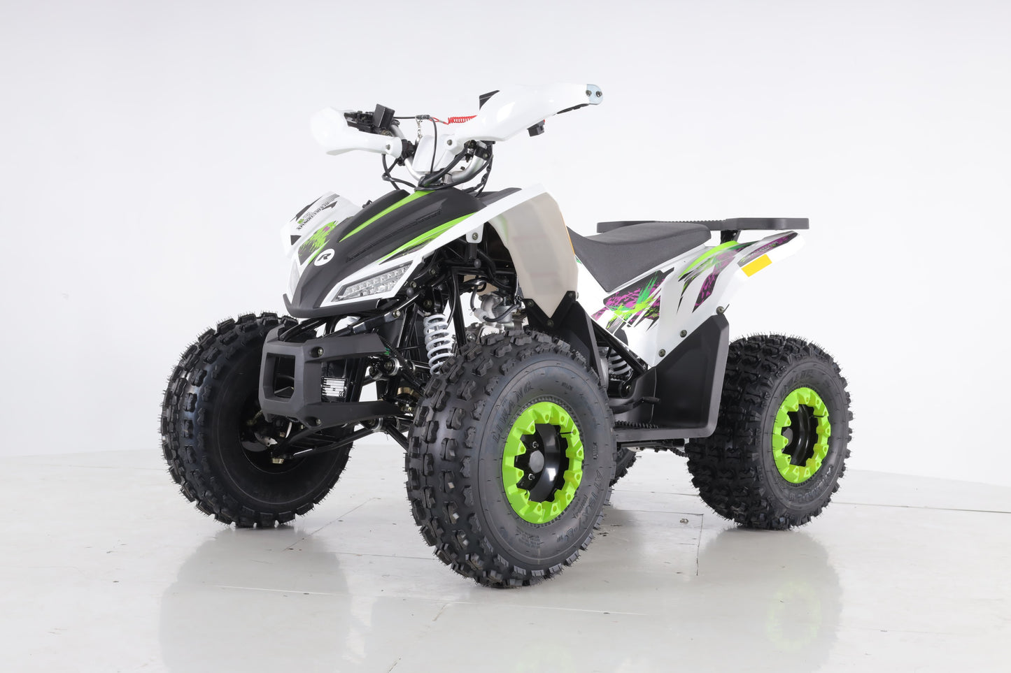 125cc Titan Revolution MX ATV Quad PURPLE / GREEN