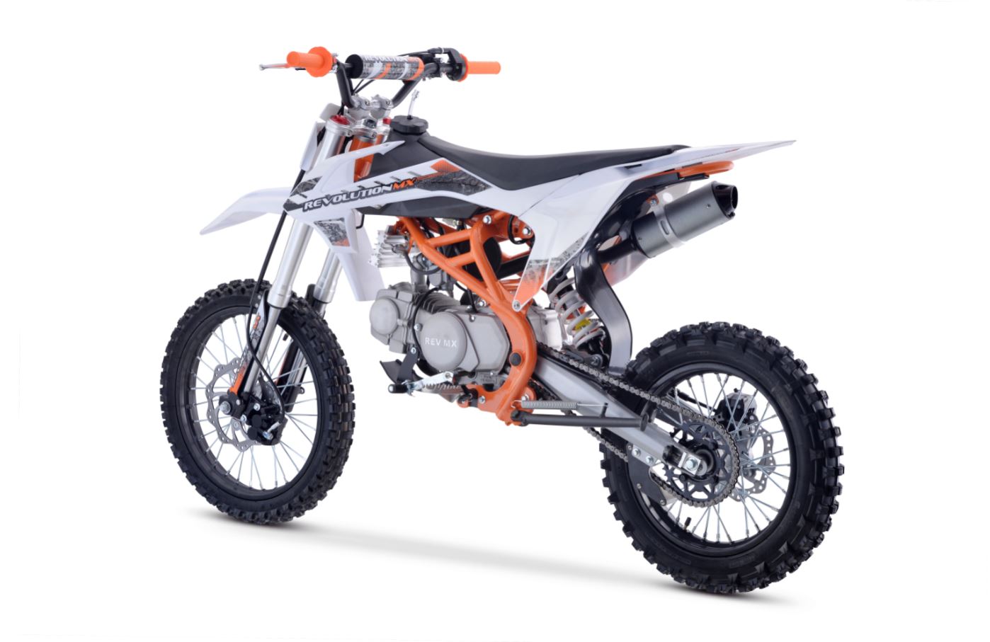 140cc Senior FL Big Wheel Revolution MX bike ORANGE