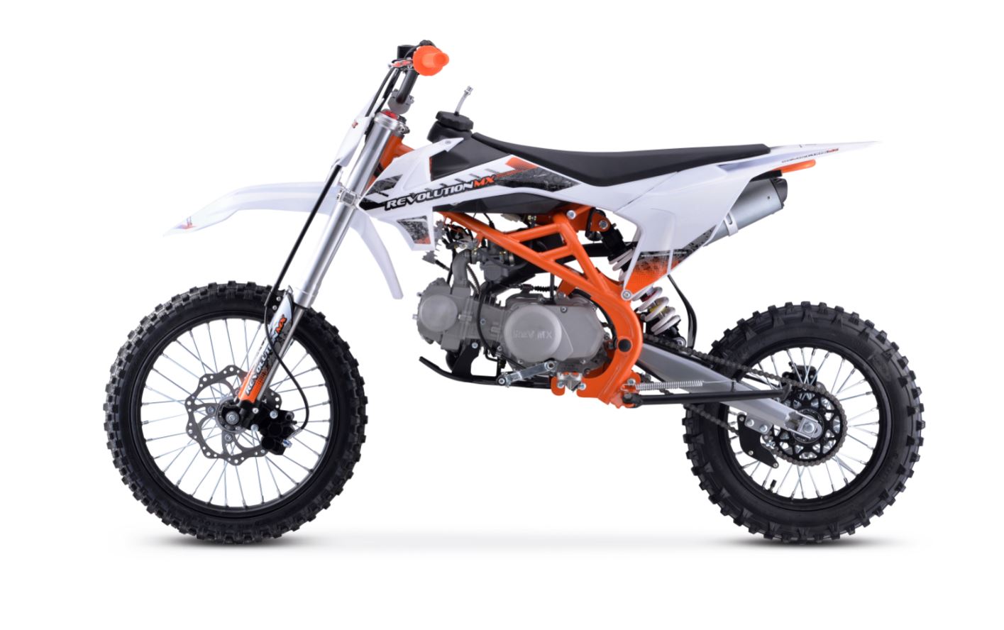 140cc Senior FL Big Wheel Revolution MX bike ORANGE