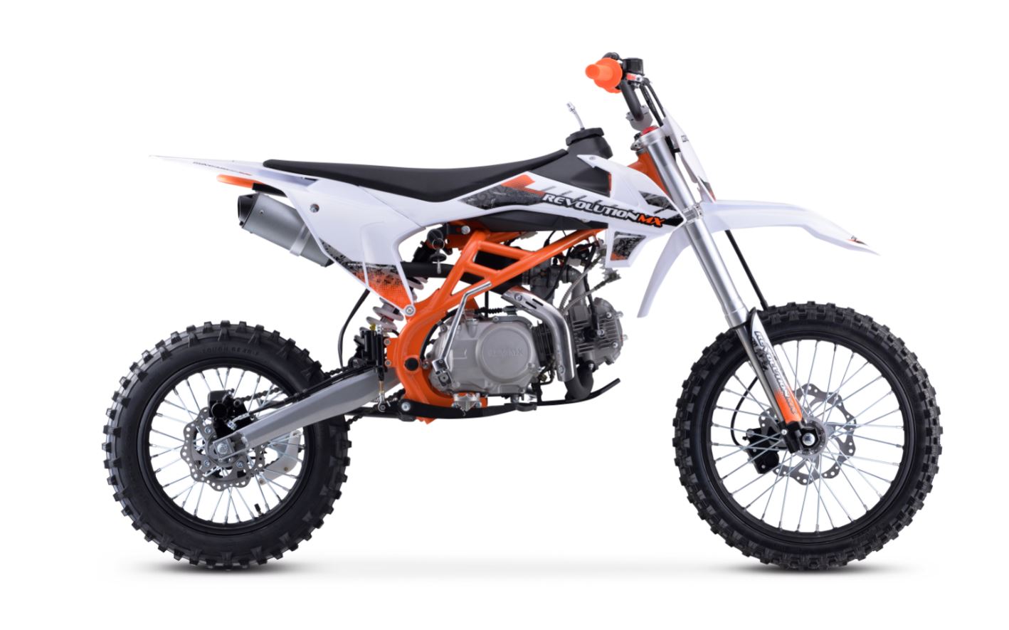 140cc Senior FL Big Wheel Revolution MX bike ORANGE