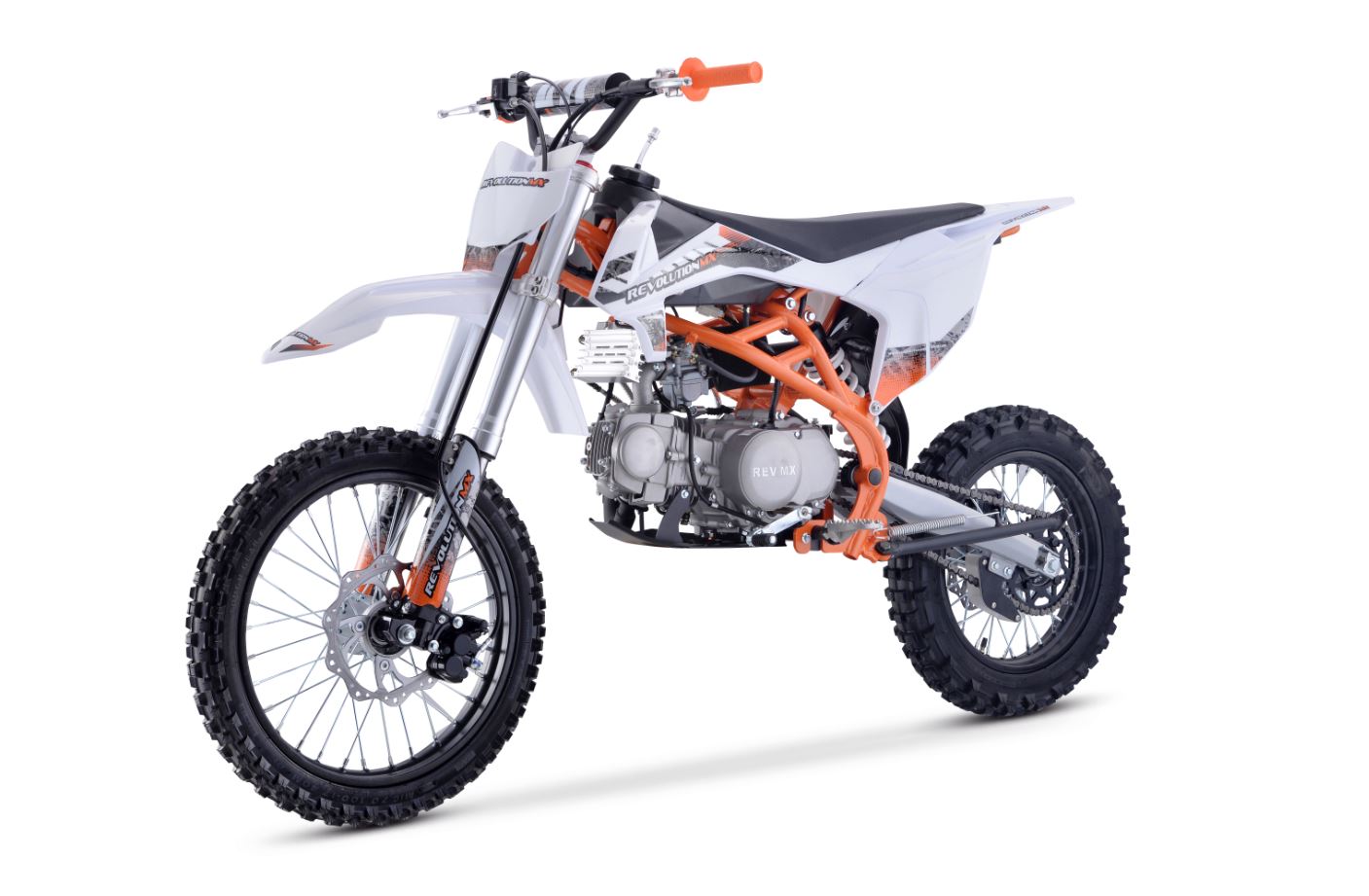 140cc Senior FL Big Wheel Revolution MX bike ORANGE