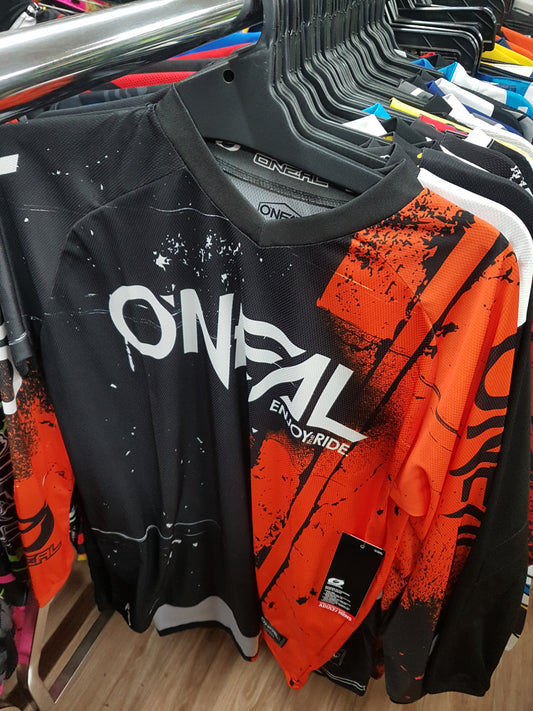 ONEAL RACING Adult Offroad Jersey - SALE - Size Mens Medium - Orange Black White