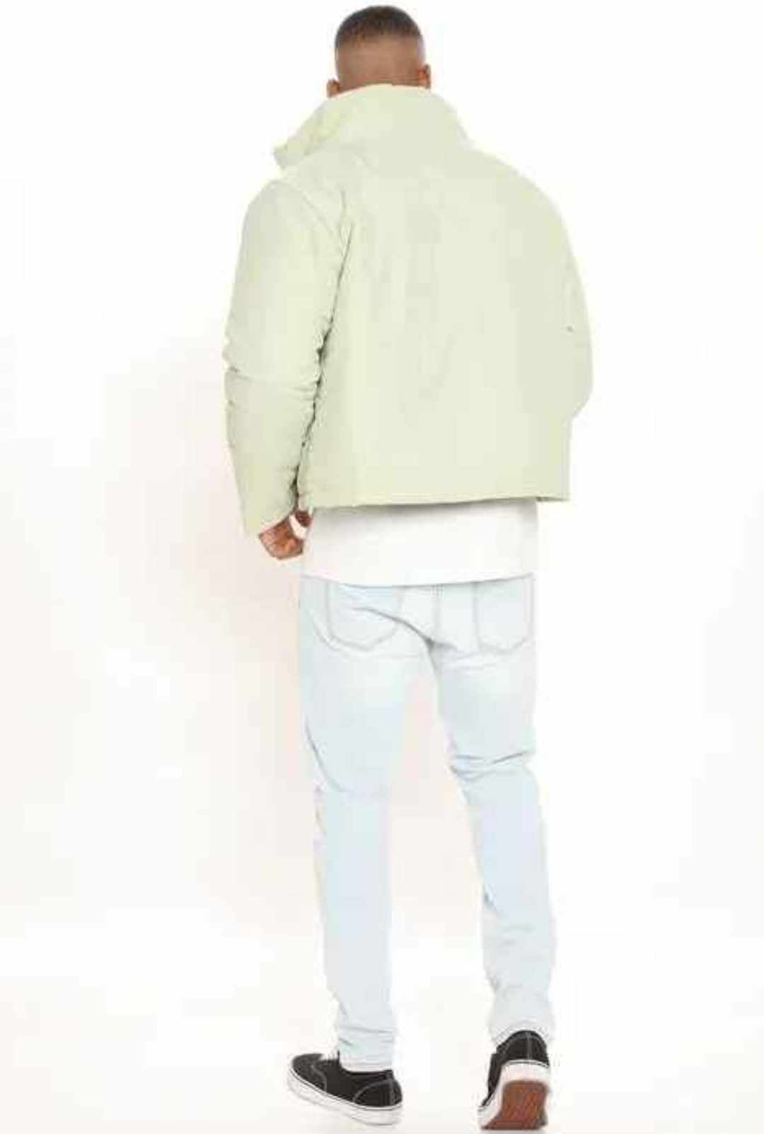 3XL mens jacket Mint green - SALE