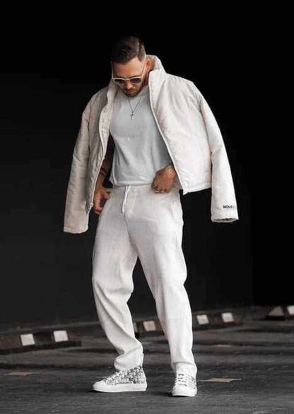 3XL mens jacket cream off white - SALE