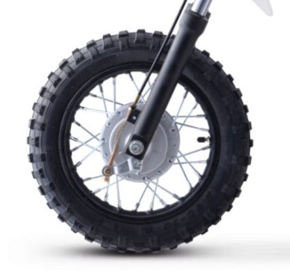 PARTS - 70cc Tiger Mini Revolution MX Bike - Complete 10" 12mm Axle Front Drum Brake Rim Tyre Tube