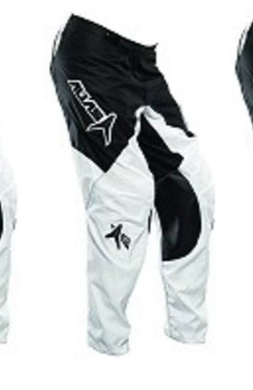 ALIAS MX BMX pants youth kids boys girls black white Size 28" (12-14) SALE