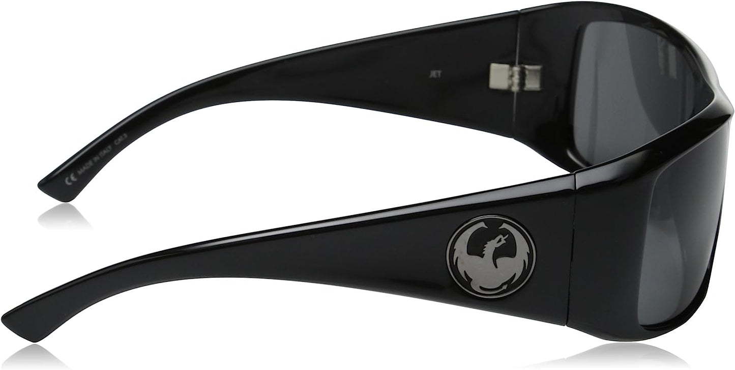 Dragon Sunglasses Mens Womens Calaca Jet Grey Lens