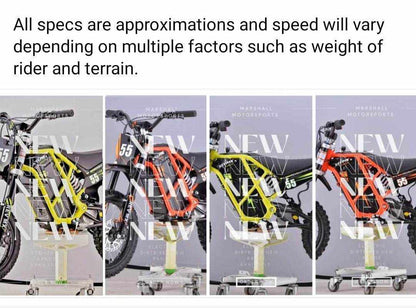 E-SMART JUNIOR Electric Revolution MX Dirt Bike Hi Vis LITHIUM BATTERY