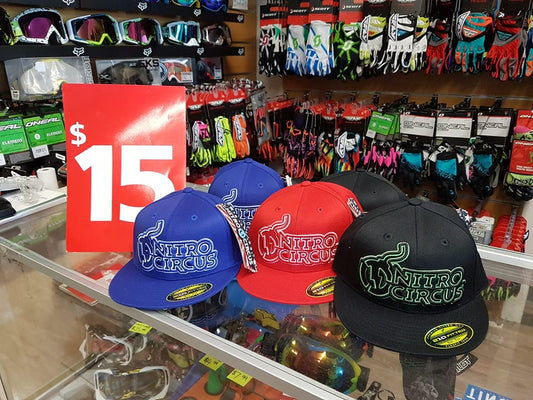 alpinestars nitro circus hat new mens size L/XL blue