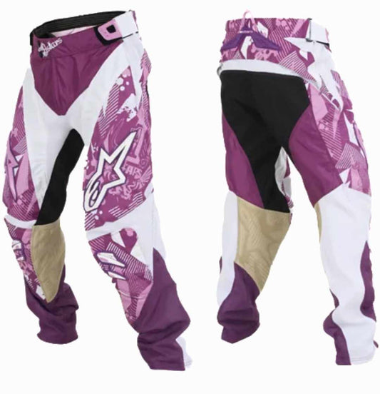 Womens MX Dirtbike Pants - Alpinestars Purple