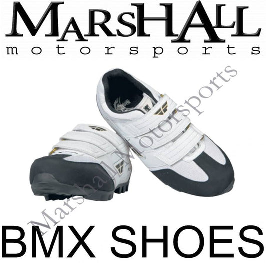 FLY RACING BMX Clip In On Shoes Boots Mens Adults SALE - White - Size US 13