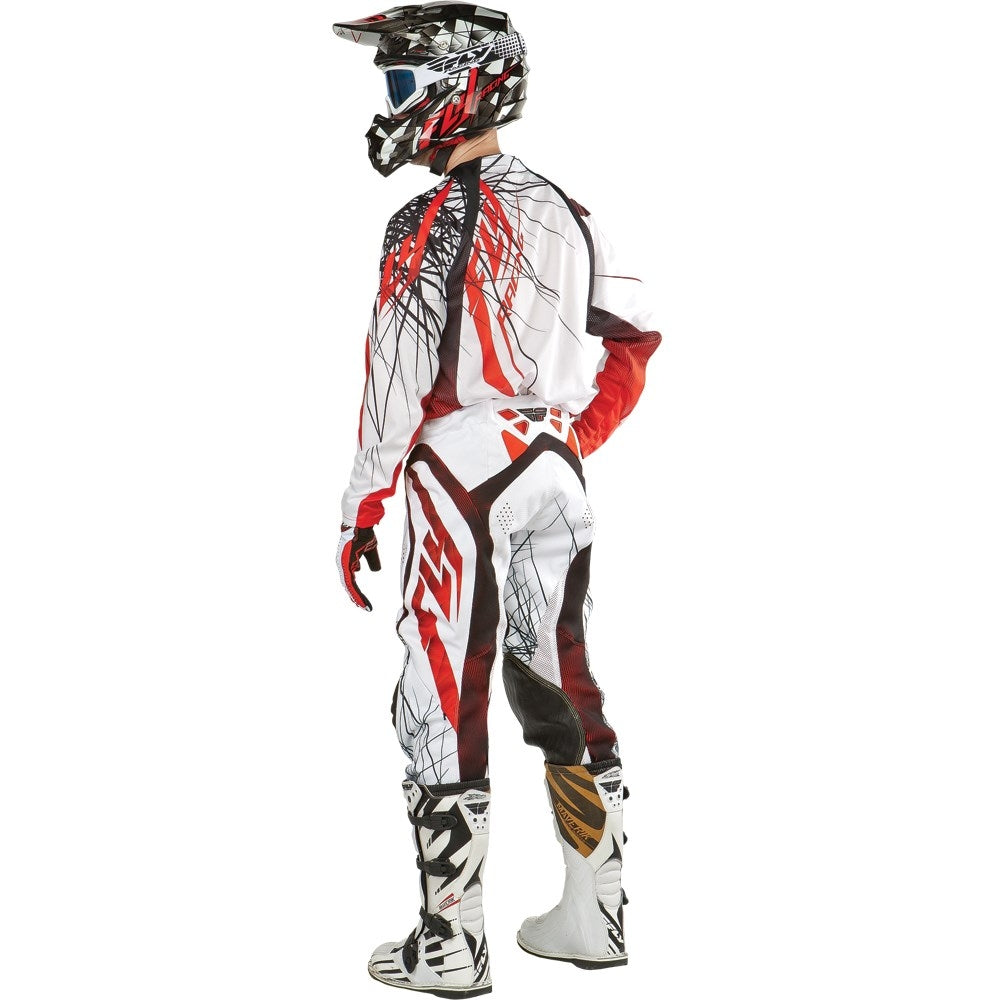 FLY RACING BMX MX offroad mens pants & jersey combo - SALE - Size 32" - White Black Red