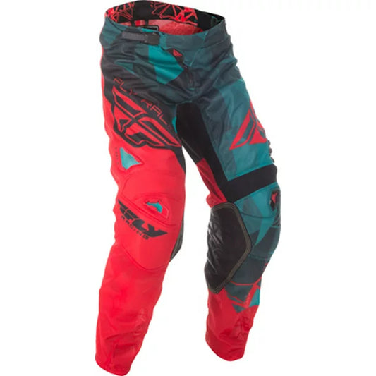 FLY RACING BMX MX offroad mens pants - SALE - Size 36" - Red Teal Black