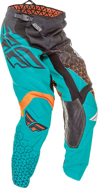 FLY RACING KINETIC BMX MX offroad pants - SALE - Size 30" mens - Teal Orange Black