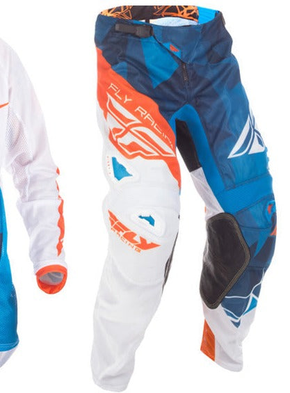 FLY RACING BMX MX offroad mens pants - SALE - Size 36" - Blue Orange White