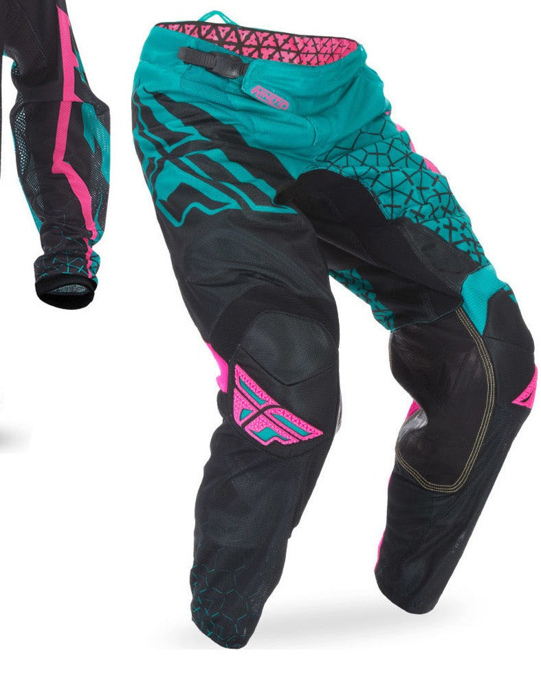 FLY RACING BMX MX offroad mens pants - SALE - Size - Black Teal Hot Pink