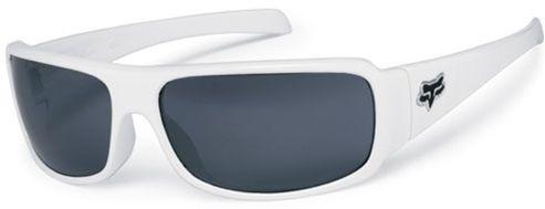 FOX RACING Sunglasses Mens Womens The Matter Polished White Lens Black Iridium