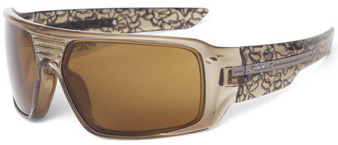 FOX RACING Sunglasses Mens Womens The Study Brown Smoke Lens Tungsten Iridium