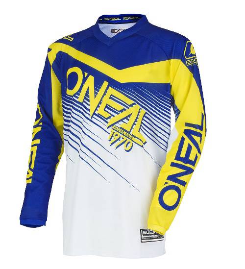 ONEAL RACING Adult Offroad Jersey - SALE - Size Mens Large - Blue Yellow