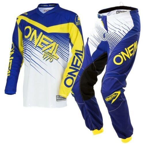 ONEAL RACING BMX MX offroad mens pants - SALE - Size 38" - Blue White Yellow