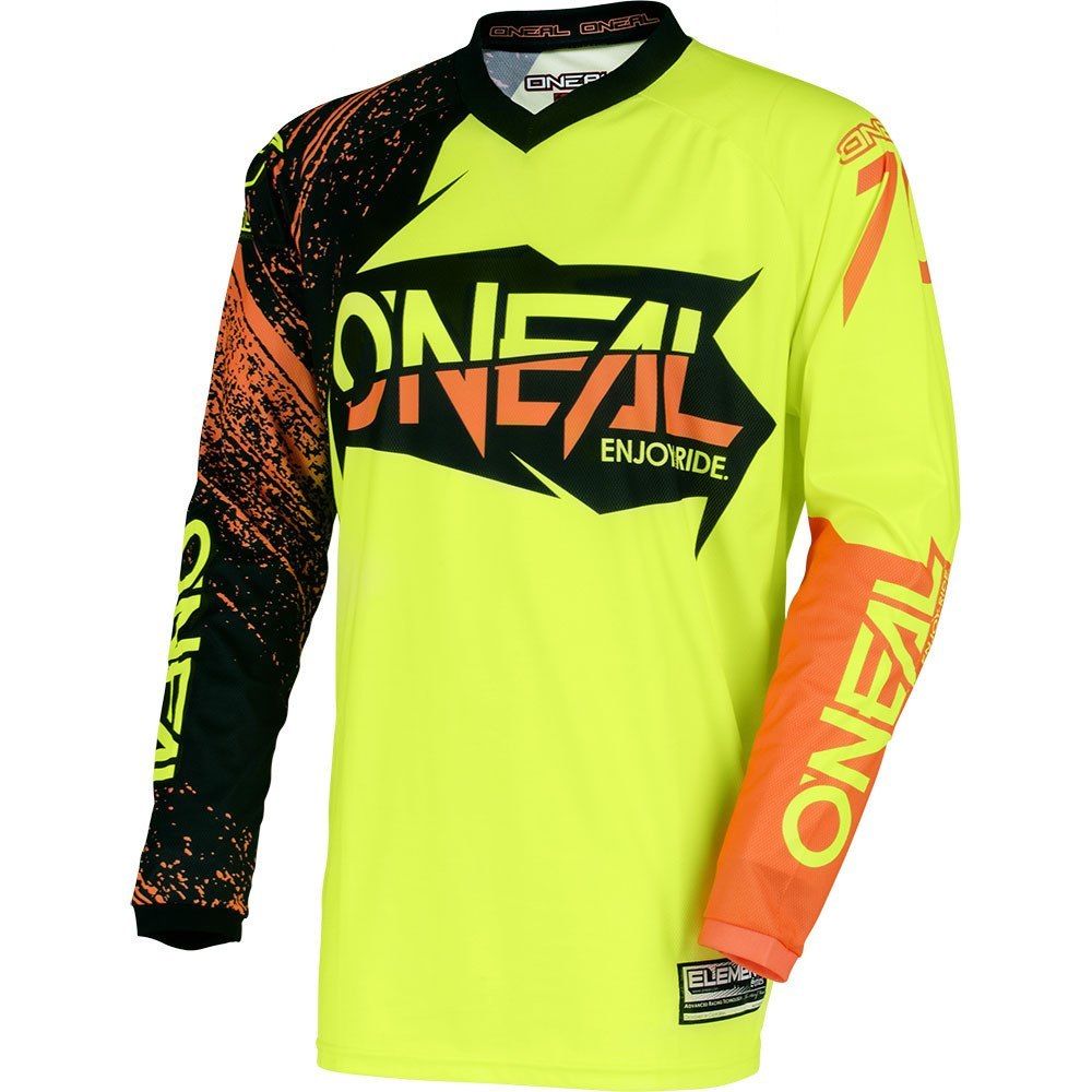 ONEAL RACING Adult Offroad Jersey - SALE - Size Mens Medium - Orange Black Hi Vis Yellow