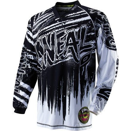 ONEAL RACING Adult Offroad Jersey - SALE - Size Mens Large - White Black