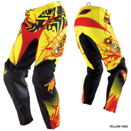 ONEAL RACING MX offroad pants - SALE - Size 28" mens (boys 12/14/16) - Yellow Black Red